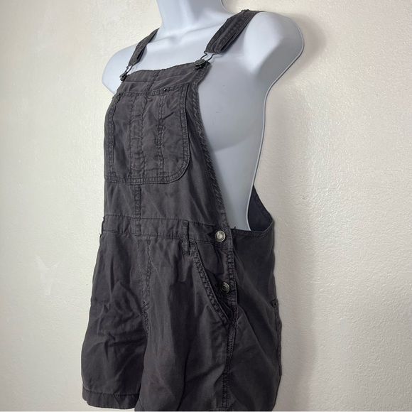 Aritzia TNA gray overall shorts Lyocell women’s xxs - Picture 2 of 11